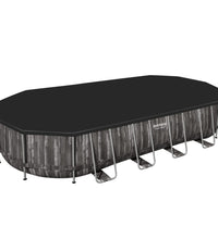 Swimmingpool-Set Oval 7,32x3,66x1,22 m