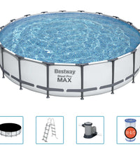 Bestway Steel Pro MAX Stahlrahmen-Pool-Set 549x122 cm