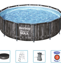 Steel Pro MAX Swimmingpool-Set Rund 427x107 cm