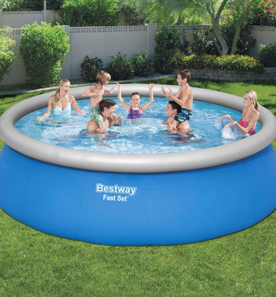 Fast Set Aufblasbarer Swimmingpool Rund 457x122 cm