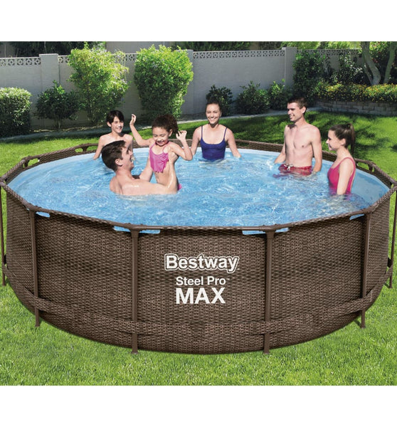 Bestway Steel Pro MAX Swimmingpool-Set Deluxe Series Rund 366x100 cm