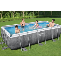 Power Stahlrahmen-Pool Set 404x201x100 cm