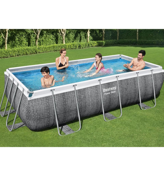 Bestway Power Stahlrahmen-Pool Set 404x201x100 cm