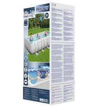 Power Steel Swimmingpool-Set Rechteckig 488x244x122 cm