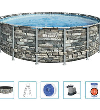 Power Steel Swimming Pool 549x132 cm