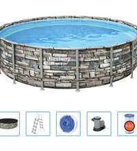 Power Steel Swimmingpool-Set 488x122 cm