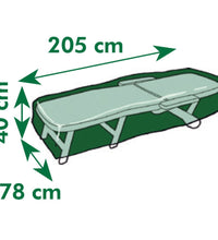 Nature Gartenmöbel-Abdeckung für Liegen 205x78x40 cm