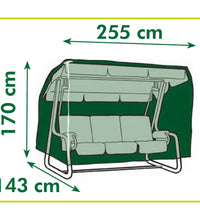 Nature Gartenmöbel-Abdeckung für Veranda Schaukeln 255x170x143 cm