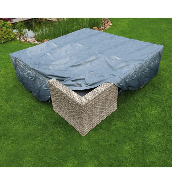 Nature Gartenmöbelabdeckung für niedrigen Tisch Stühle 200x200x70 cm