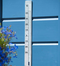 Nature Garten Wandthermometer Aluminium 3,8 x 0,6 x 37 cm