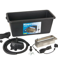 Ubbink Wasserfall Set Niagara 30 cm LED mit Pumpe