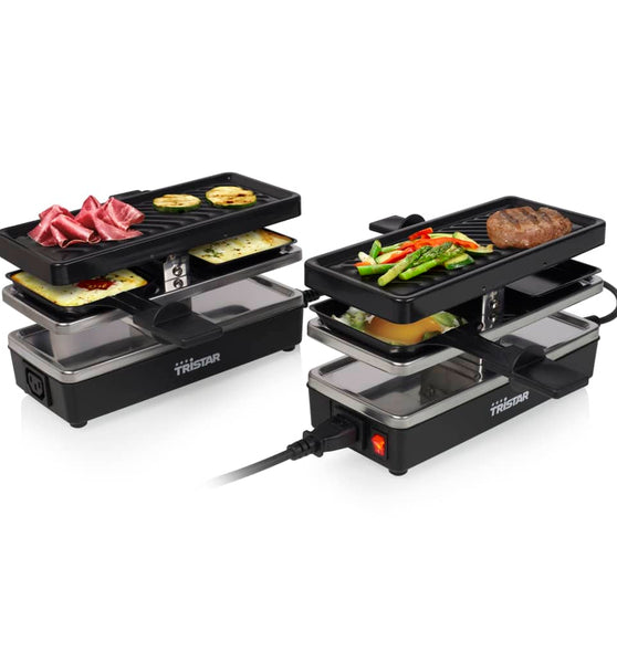 Tristar Raclette-Grill für 4 Personen RA-2742 800W 23,8x10,4cm Schwarz