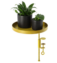 Esschert Design Blumentopfhalter mit Klemme Rund Golden L