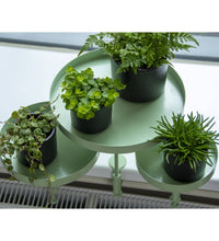 Esschert Design Blumentopfhalter mit Klemme Rund Grün L