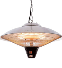 Sunred Deckenheizstrahler Sirius 2100 W Halogen Silbern CE09