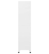 Schließfachschrank mit 6 Fächern Stahl 90x45x180 cm Grau