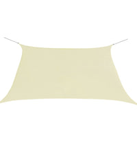 Sonnensegel Oxford-Gewebe Quadratisch 2x2 m Creme