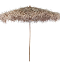Bambus-Sonnenschirm mit Bananenblatt-Dach 210 cm