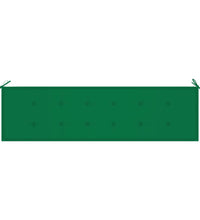 Gartenbank-Auflage Grün 180x50x3 cm Oxford-Gewebe