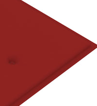 Gartenbank-Auflage Rot 150x50x3 cm Oxford-Gewebe