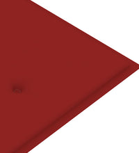 Gartenbank-Auflage Rot 180x50x3 cm Oxford-Gewebe