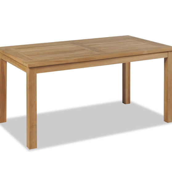 Couchtisch 90x50x45 cm Massivholz Teak
