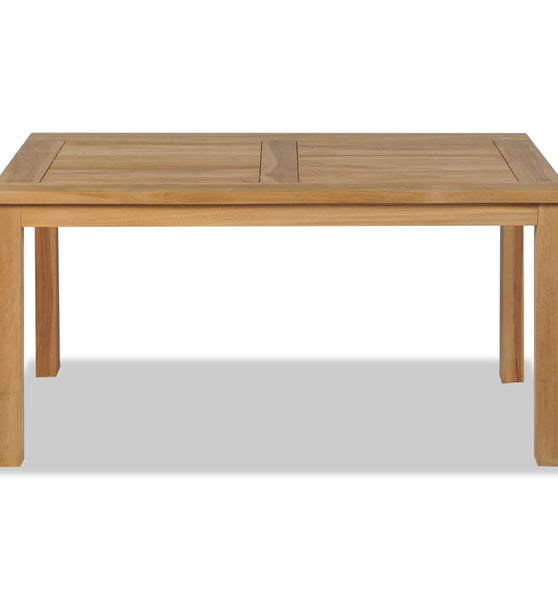 Couchtisch 90x50x45 cm Massivholz Teak
