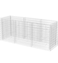 Gabionen-Hochbeet Stahl 270×90×100 cm