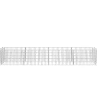 Gabionen-Hochbeet Stahl 360×90×50 cm