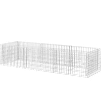 Gabionen-Hochbeet Stahl 270×90×50 cm