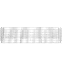 Gabionen-Hochbeet Stahl 270×90×50 cm