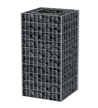 Gabionen-Hochbeet Stahl 50×50×100 cm