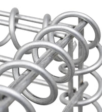 Gabionen-Hochbeet Stahl 50×50×100 cm