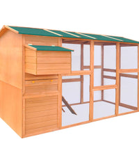 Hühnerstall Holz 295x163x170 cm