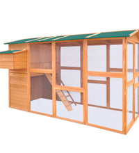 Hühnerstall Holz 295x163x170 cm