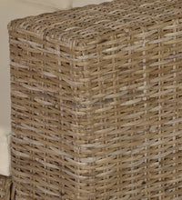 2-Sitzer Sofa Echtes Rattan