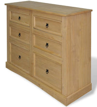 Sideboard Mexiko-Stil Kiefernholz 110x43x81 cm
