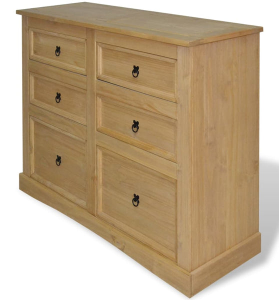 Sideboard Mexiko-Stil Kiefernholz 110x43x81 cm
