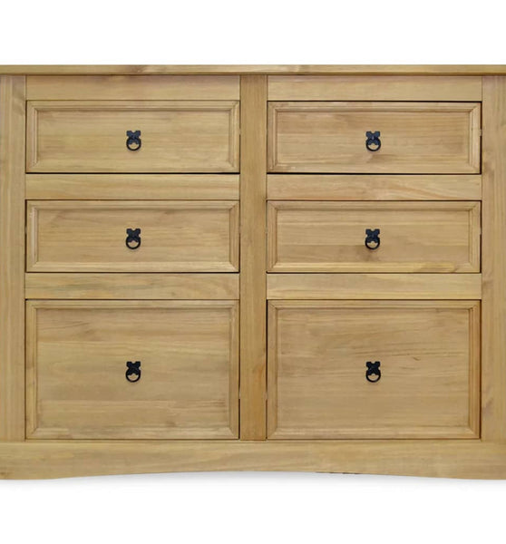 Sideboard Mexiko-Stil Kiefernholz 110x43x81 cm