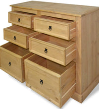 Sideboard Mexiko-Stil Kiefernholz 110x43x81 cm