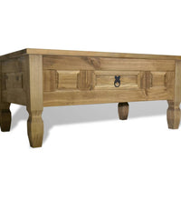 Couchtisch Mexiko-Stil Kiefernholz 100x55x44 cm