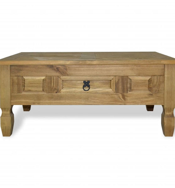 Couchtisch Mexiko-Stil Kiefernholz 100x55x44 cm