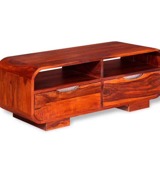 Couchtisch Massivholz Palisander 90x40x35 cm