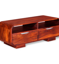 Couchtisch Massivholz Palisander 90x40x35 cm