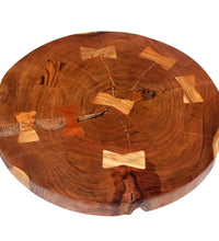 Couchtisch Massivholz Akazie (55-60)x40 cm