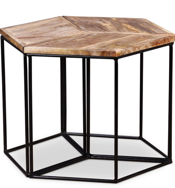 Couchtisch Massivholz Mango 56x48x40 cm