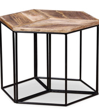 Couchtisch Massivholz Mango 56x48x40 cm