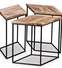Couchtisch Massivholz Mango 56x48x40 cm