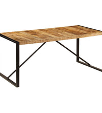Esstisch Raues Massives Mangoholz 180 cm