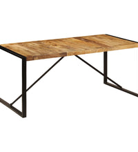 Esstisch Raues Massives Mangoholz 180 cm